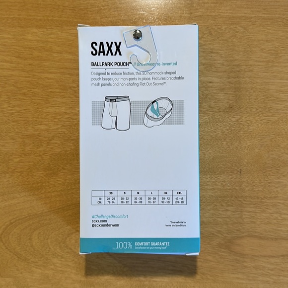 SAXX Quest Long Leg Boxer Brief - Slim Fit w/Fly SMALL - Picture 3 of 3